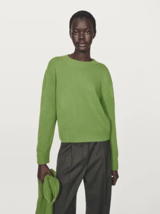 Pullover aus Wollmischung mit Rundhalsausschnitt