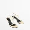 Riemchensandalen mit mittlerem Absatz