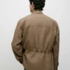 Safari-Jacke aus 100 % Leinen