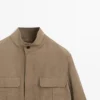 Safari-Jacke aus 100 % Leinen