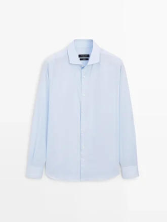 Slim-Fit-Hemd aus 100 % Baumwolle