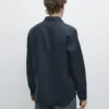 Slim-Fit-Hemd aus 100 % Leinen