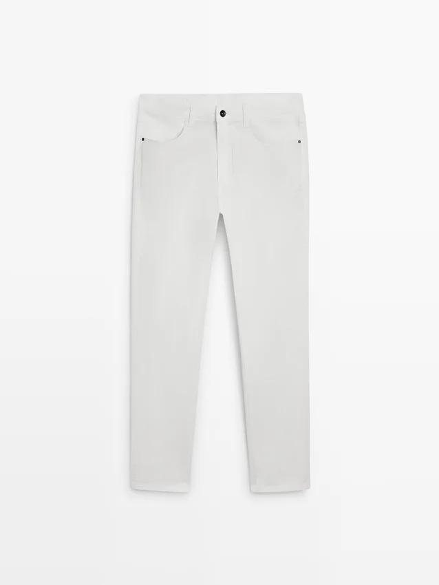 Slim-Fit-Hose im Denim-Look Slim-Fit-Hose im Denim-Look