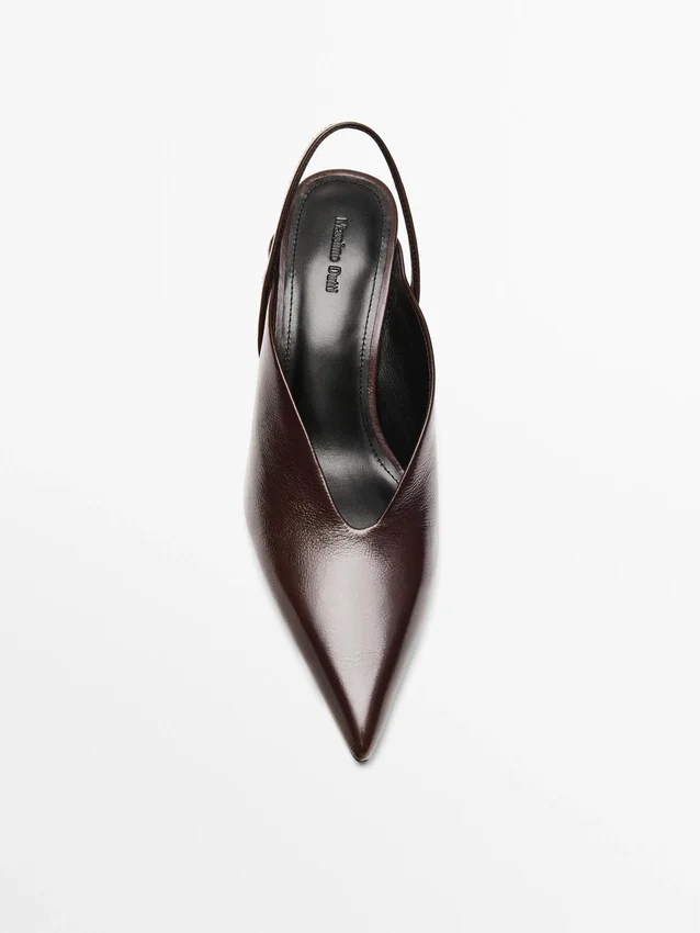 Slingback-Schuhe mit hohem Absatz Slingback-Schuhe mit hohem Absatz