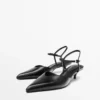Slingback-Schuhe mit hohem Absatz
