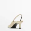 Slingback-Schuhe mit hohem Absatz