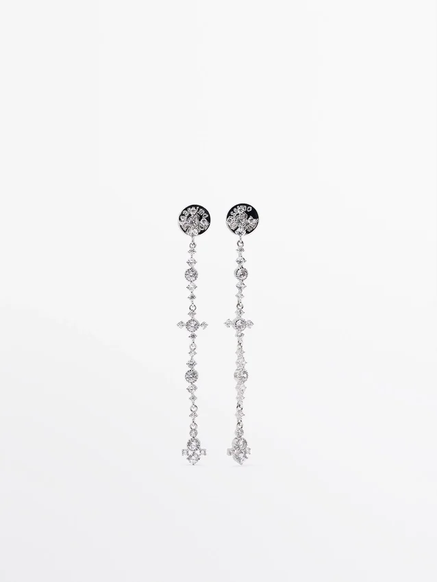 Strass-Ohrhänger Strass-Ohrhänger