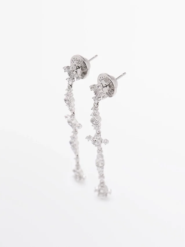 Strass-Ohrhänger Strass-Ohrhänger