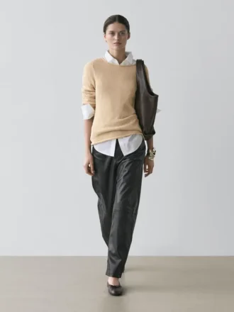 Strickpullover aus Baumwollmischung Strickpullover aus Baumwollmischung