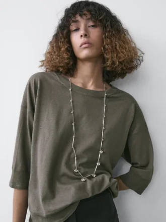 Strickpullover aus Baumwollmischung Strickpullover aus Baumwollmischung