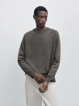 Strickpullover aus Baumwollmischung Strickpullover aus Baumwollmischung