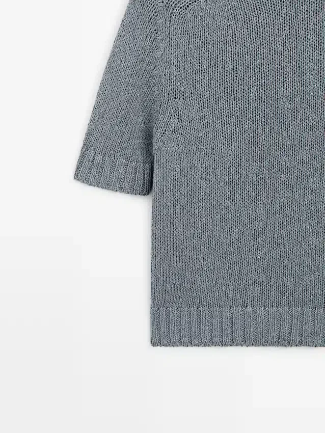 Strickpullover aus Baumwollmischung mit Rollkragen Strickpullover aus Baumwollmischung mit Rollkragen