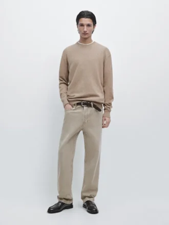 Strickpullover aus Moulina-Baumwolle