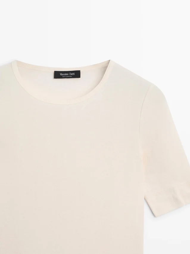 T-Shirt aus Baumwollmischung T-Shirt aus Baumwollmischung