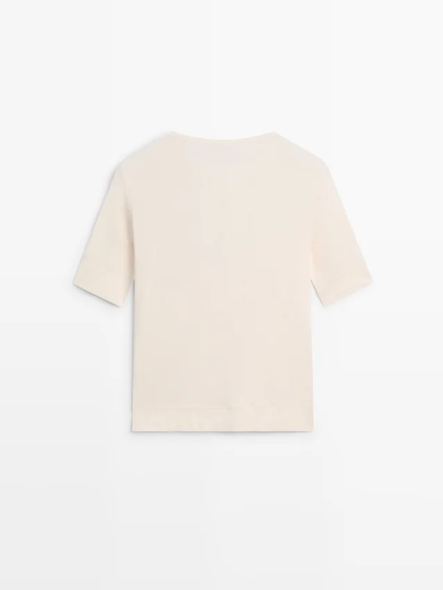 T-Shirt aus Baumwollmischung T-Shirt aus Baumwollmischung