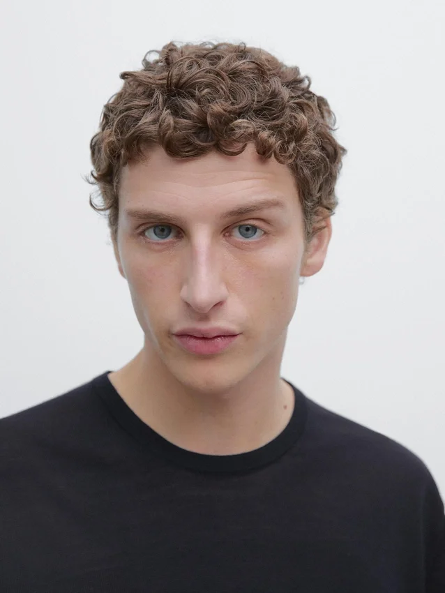 T-Shirt aus Wollmischgewebe T-Shirt aus Wollmischgewebe