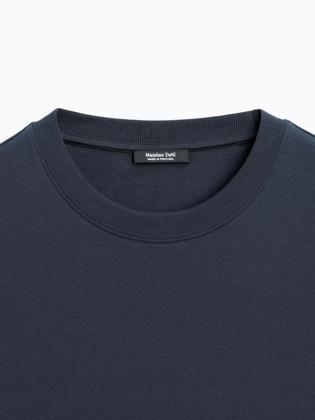 T-Shirts aus 100 % Baumwolle mit Rundhalsausschnitt T-Shirts aus 100 % Baumwolle mit Rundhalsausschnitt