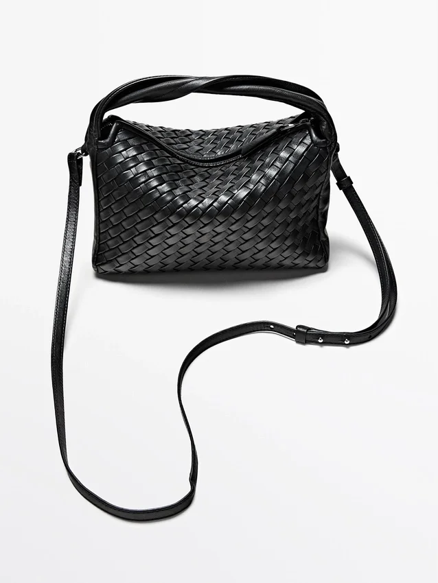 Tasche aus mittelgrober Nappaleder Tasche aus mittelgrober Nappaleder