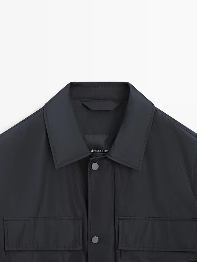 Wasserabweisendes Overshirt mit Taschen Wasserabweisendes Overshirt mit Taschen
