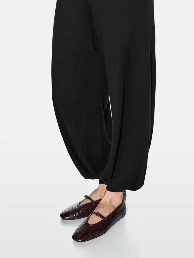 Weiche Ballerinas aus Kunstkrokodilleder Weiche Ballerinas aus Kunstkrokodilleder