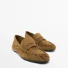 Weiche Loafer aus Spaltleder Weiche Loafer aus Spaltleder