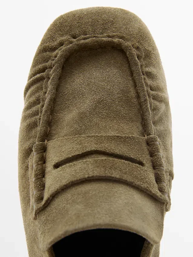 Weiche Loafer aus Spaltleder Weiche Loafer aus Spaltleder