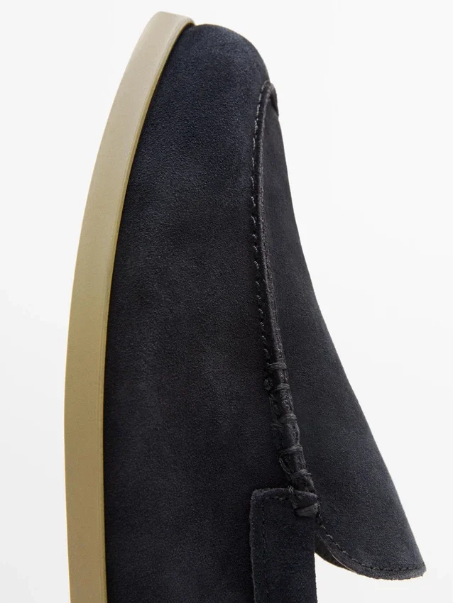 Weiche Loafer aus Spaltleder Weiche Loafer aus Spaltleder