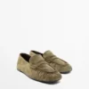 Weiche Loafer aus Spaltleder Weiche Loafer aus Spaltleder