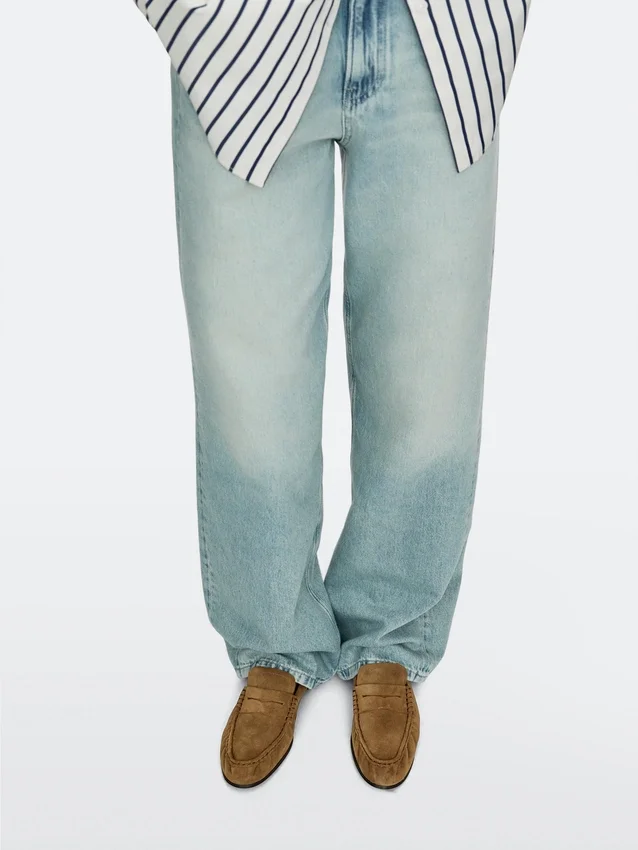 Weiche Loafer aus Spaltleder Weiche Loafer aus Spaltleder