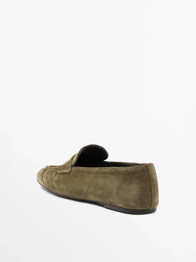 Weiche Loafer aus Spaltleder Weiche Loafer aus Spaltleder