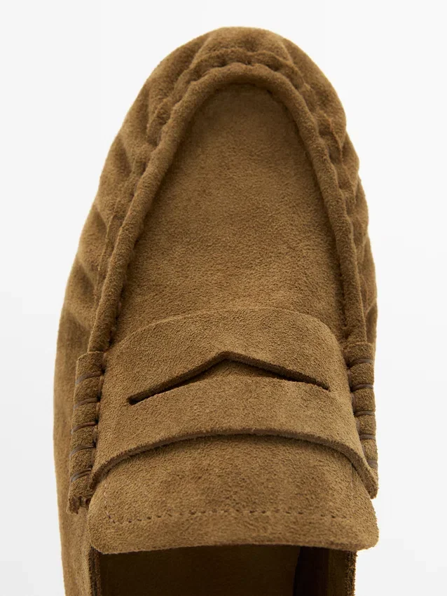 Weiche Loafer aus Spaltleder Weiche Loafer aus Spaltleder