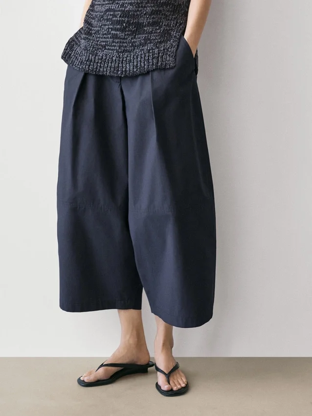 Weithose aus Baumwollmischung Weithose aus Baumwollmischung