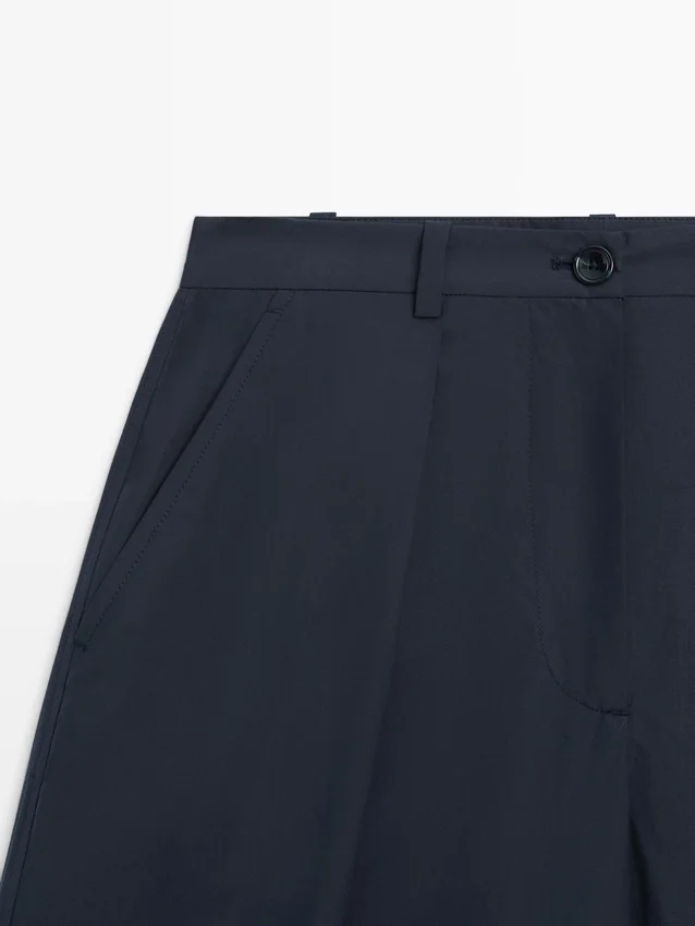 Weithose aus Baumwollmischung Weithose aus Baumwollmischung