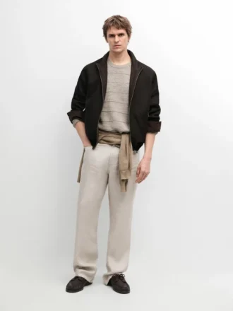 Wendbare Leinenjacke Wendbare Leinenjacke