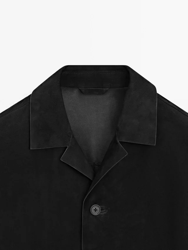 Wildlederjacke mit Taschen Wildlederjacke mit Taschen