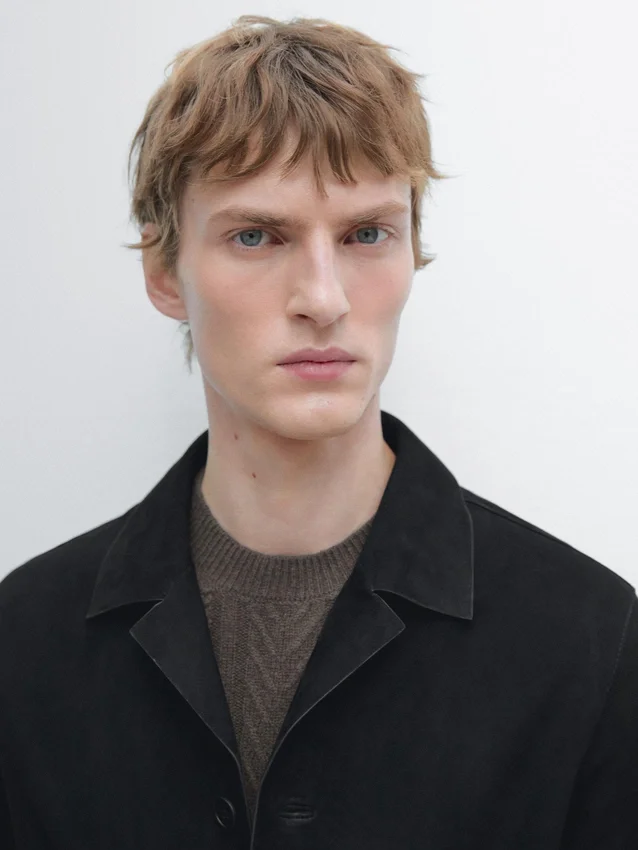 Wildlederjacke mit Taschen Wildlederjacke mit Taschen