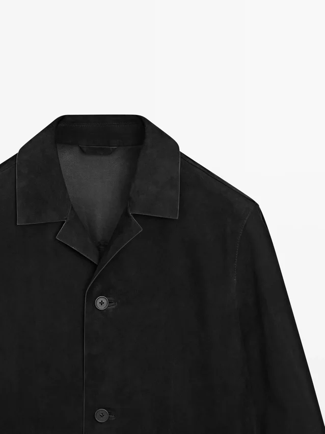 Wildlederjacke mit Taschen Wildlederjacke mit Taschen