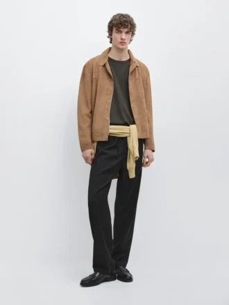 Wollhose in lockerer Passform