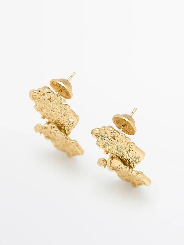 Zweiteilige Spitzenohrringe Zweiteilige Spitzenohrringe